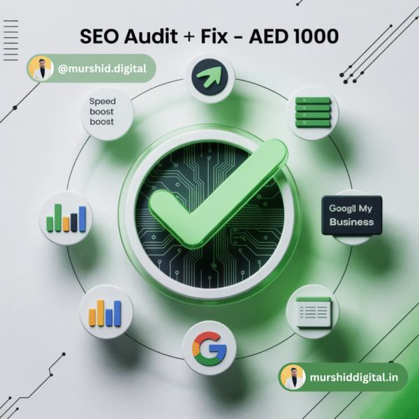 Affordable SEO package for small businesses – keyword research, on-page SEO, and Google indexing by Murshid Digital